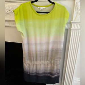 DVF comfortable mini dress ombré